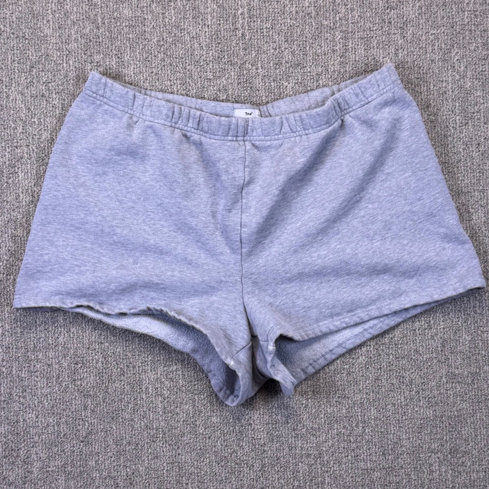 TNA Grey Lounge‎ Shorts Womens Large Elastic Waist Cozy Casual Athleisure